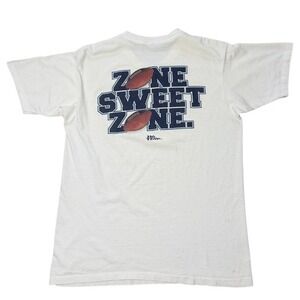 Vintage 90s No Fear Football Sweet Zone Single Stitch Graphic Sports USA T-Shirt
